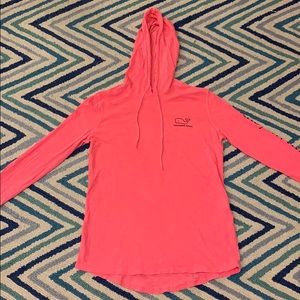 NWOT Neon Pink Vineyard Vines Hoodie